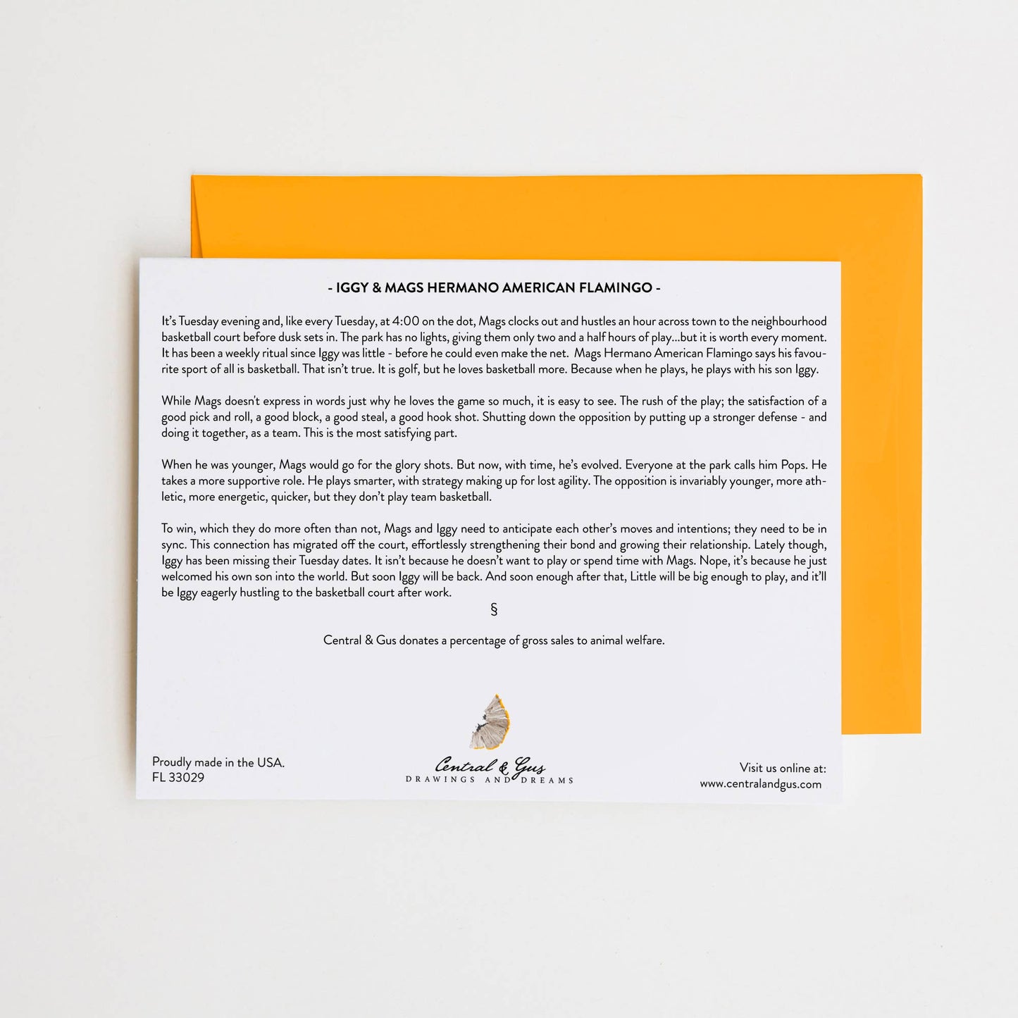 Iggy & Mags Hermano American Flamingo Money Card