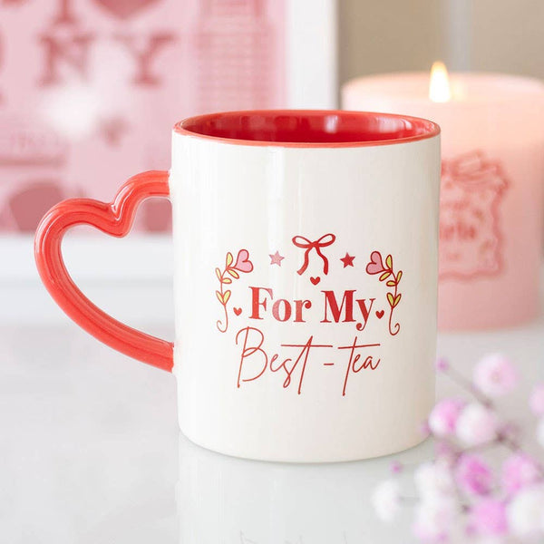 Per la mia tazza Meilleur-Thé con manico a forma di cuore