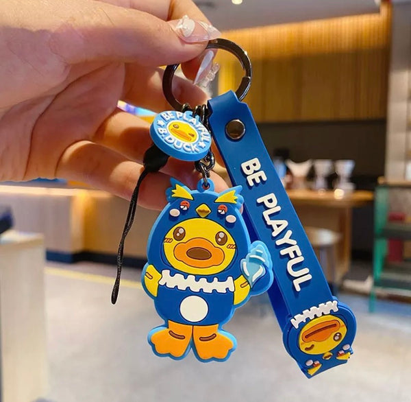 Porte Clefs Canard Pingouin