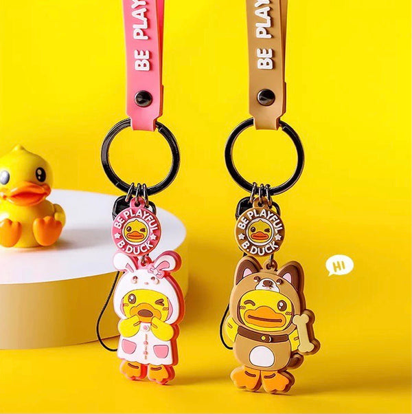 Porte Clefs Canard Chien