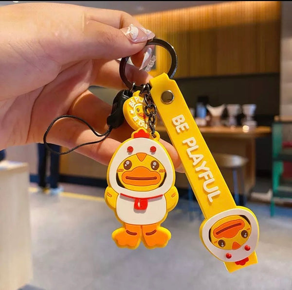 Porte Clefs Canard Poulet