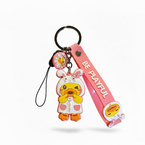 Porte Clefs Canard Lapin