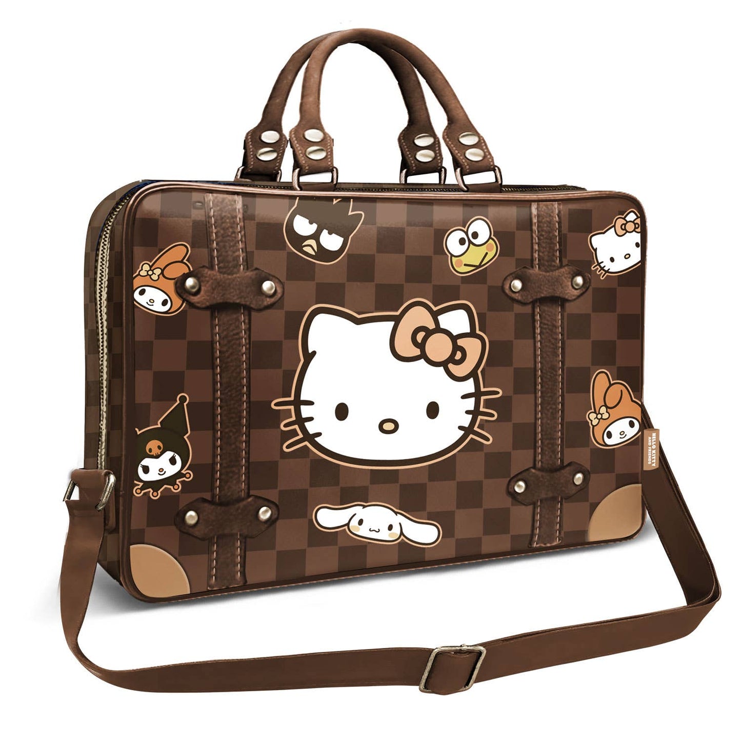 Bolsa para portátil con cuadrados de Hello Kitty