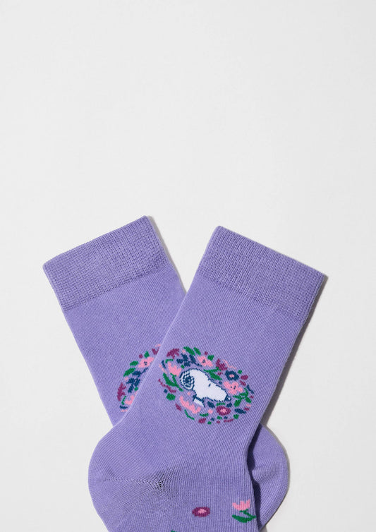 BeSnoopy Blossom - Chaussettes en coton biologique à 100%