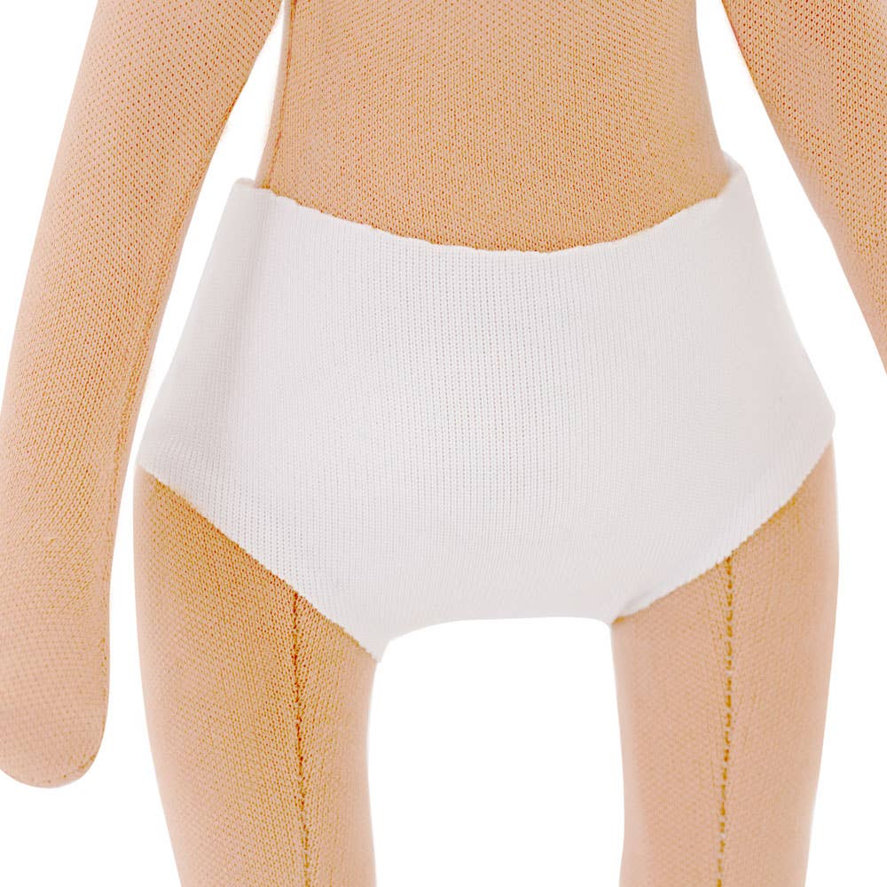 Conjunto de ropa: Vestido de rayas de 28 cm.