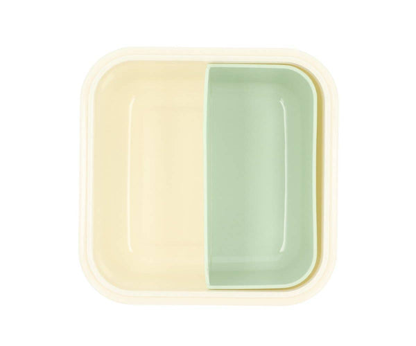 Grande Boîte à Déjeuner Couleur Sauge