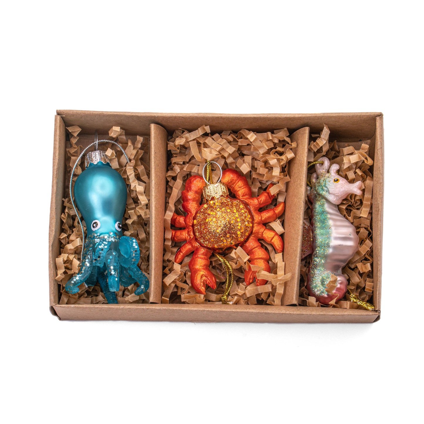 Palline in miniatura a forma di creature marine - Assortite