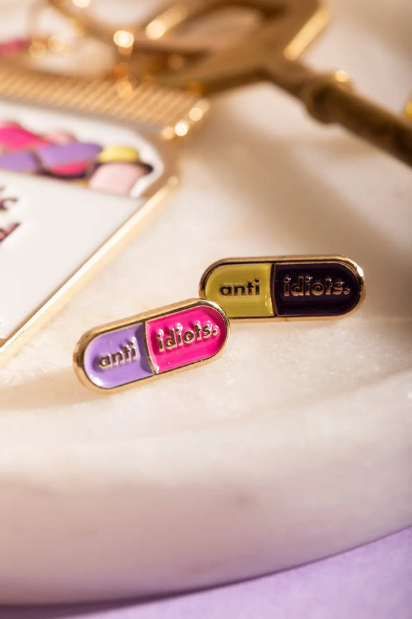 Duo Anti Idiots - Pins