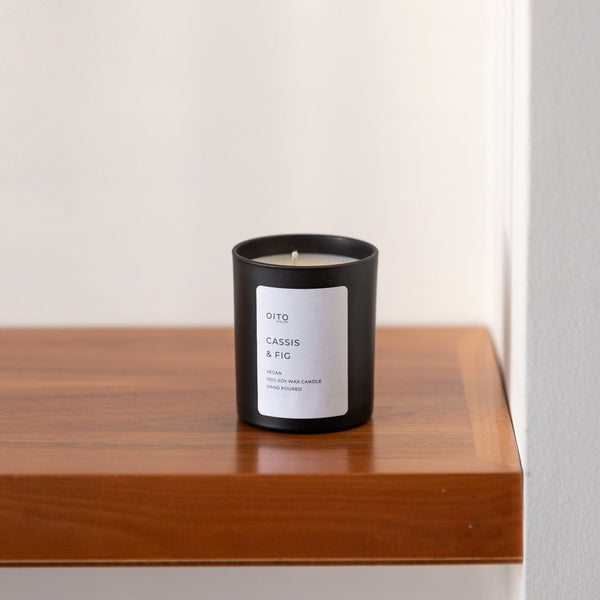 Bougie Cassis & Figue – 40 h – Oito.Atelier