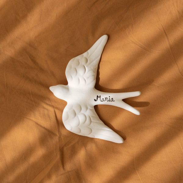Hirondelle en céramique personnalisable – Oito.Atelier