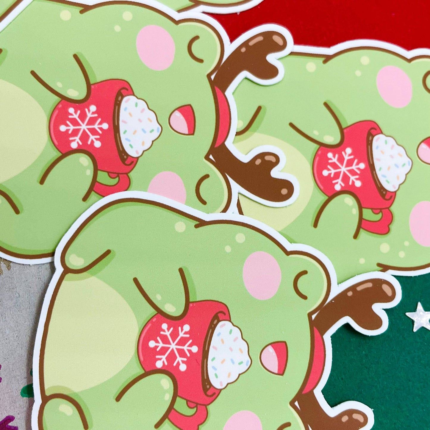 Hot Choco Frog Sticker