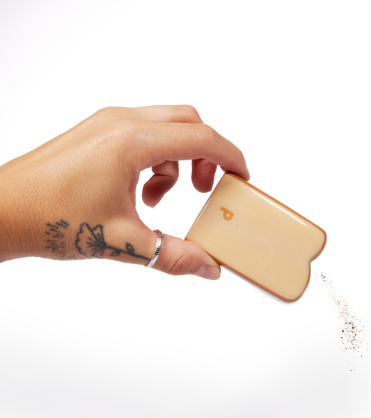 Brioche com sal e pimenta