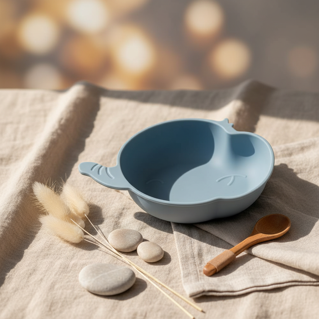 Cuenco de elefante - azul pálido