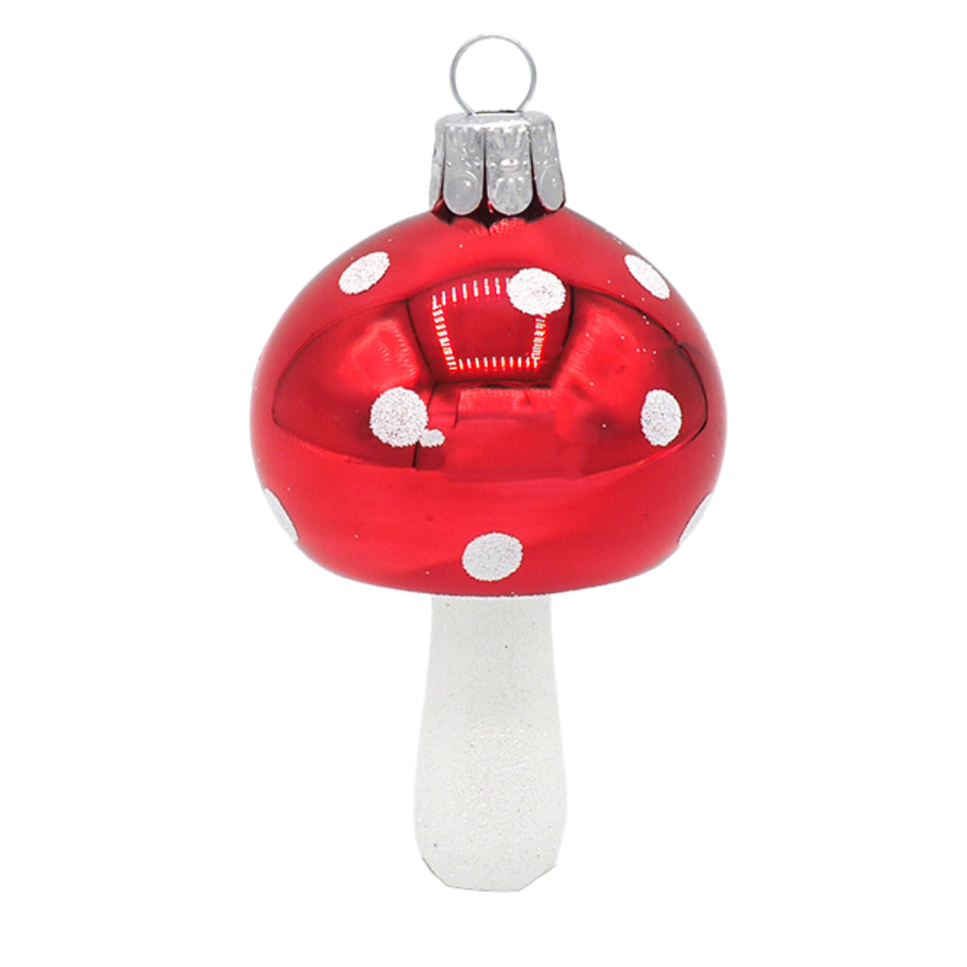 Adorno navideño de seta