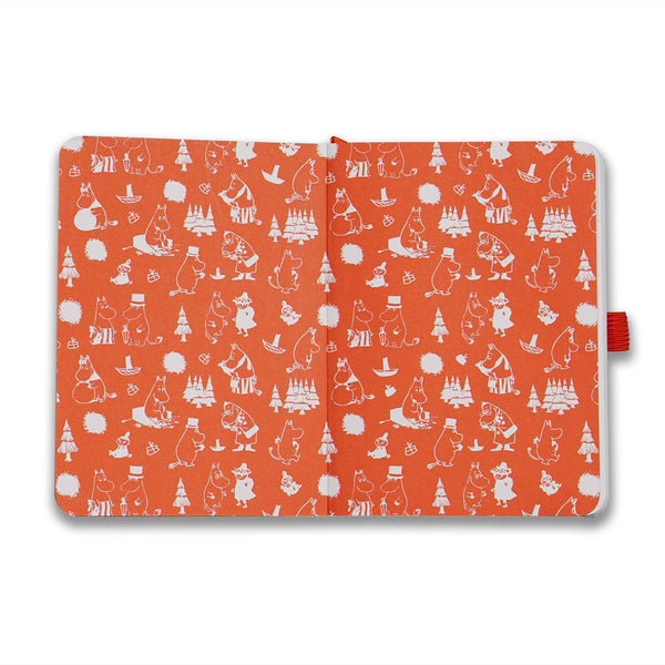 Cuaderno y bolígrafo A6 - Moomin (Invierno)