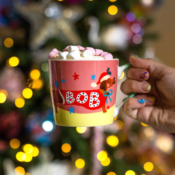 Mug Teckel Bob « Bells on Bob’s Tail Ring »