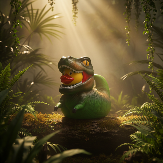 Canard Dinosaure T-Rex Vert