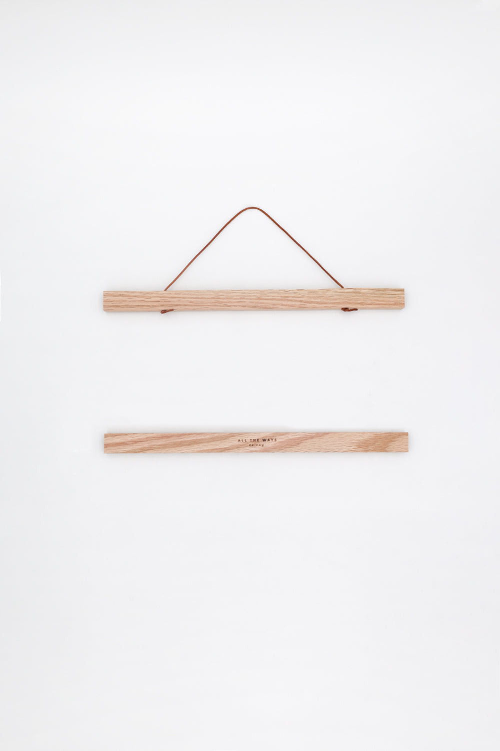 Oak Wooden Magnetic Hanger for posters