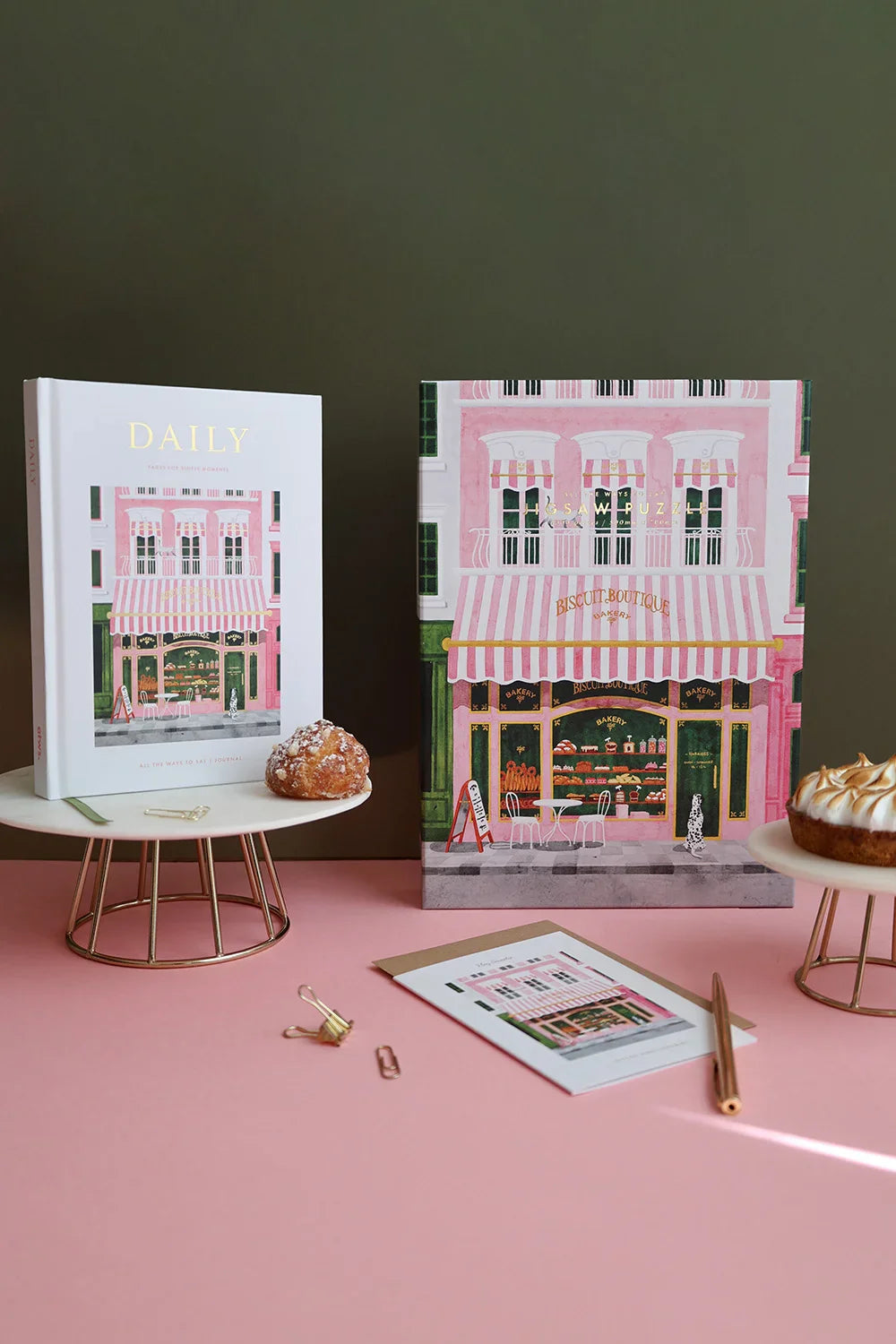 Birthday bakery - Greeting card - Gold Foil
