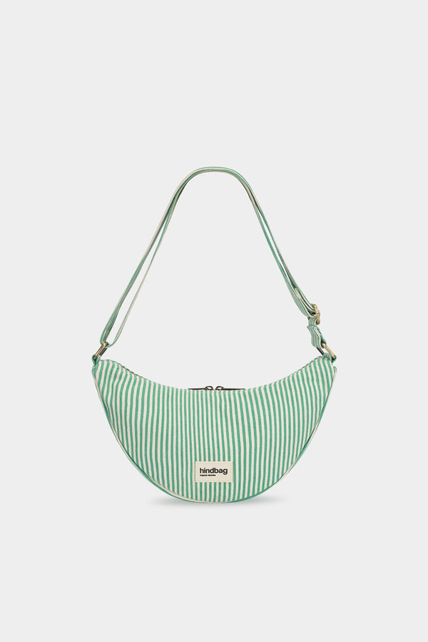 Andrea Striped Green Fanny Pack