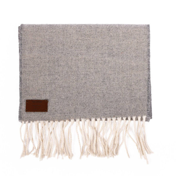 Écharpe Grise en laine