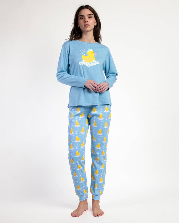 Pyjama manches longues Femme - Canard « Sweet Duckling”