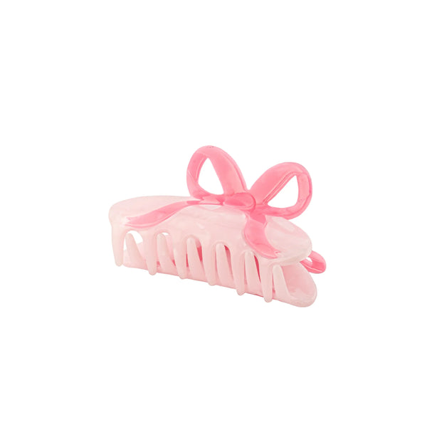 Pince à cheveux Nœud rose