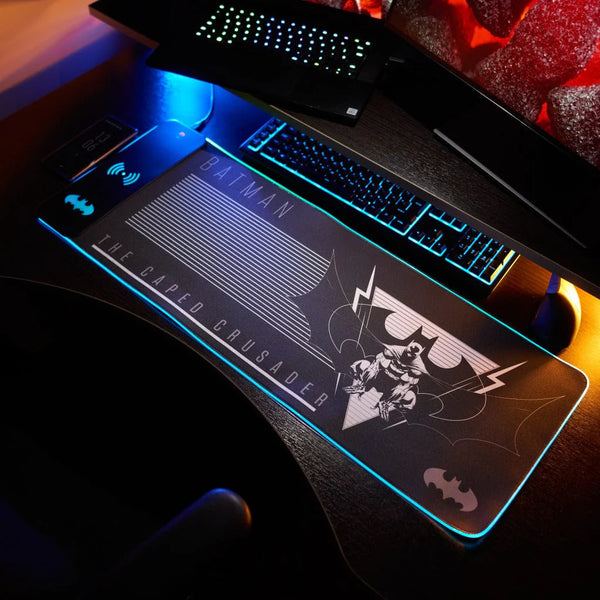 Tappetino da gioco gigante e caricabatterie per cellulare - Batman
