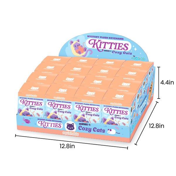Blind Box Micro Squishable – Cozy Cats Série 1
