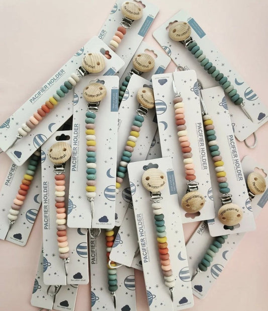 Bonbon Schnullerkette aus Silikon Candy