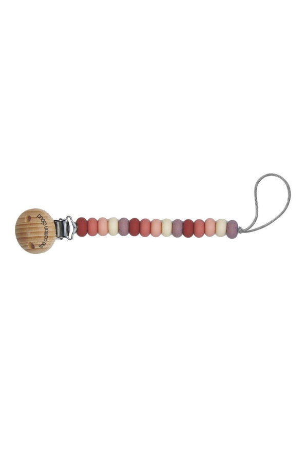 Bonbon Schnullerkette aus Silikon Rose