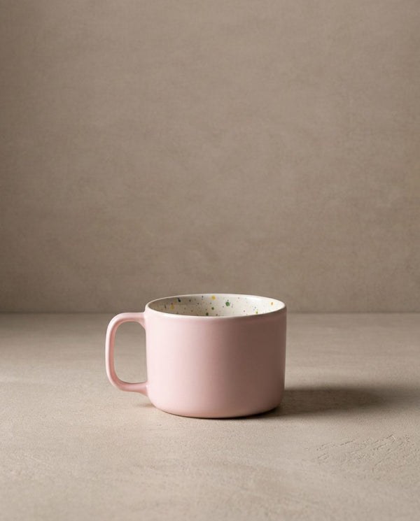 Breeze Party In Stoneware Mug 450ml Pink