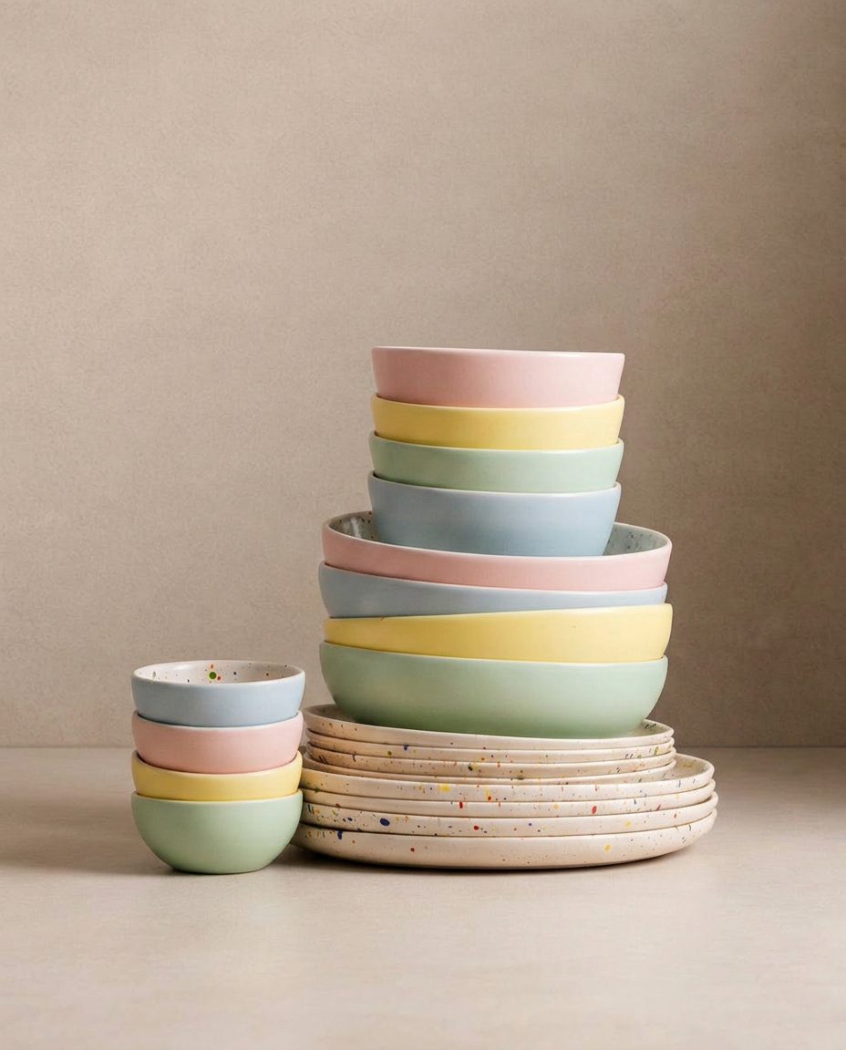 Breeze Party In Salad Bowl 26cm Pink