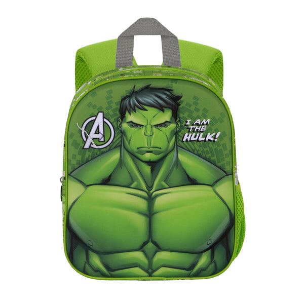 Sac à Dos 3D Elite Marvel Hulk « Rage » – Maternelle