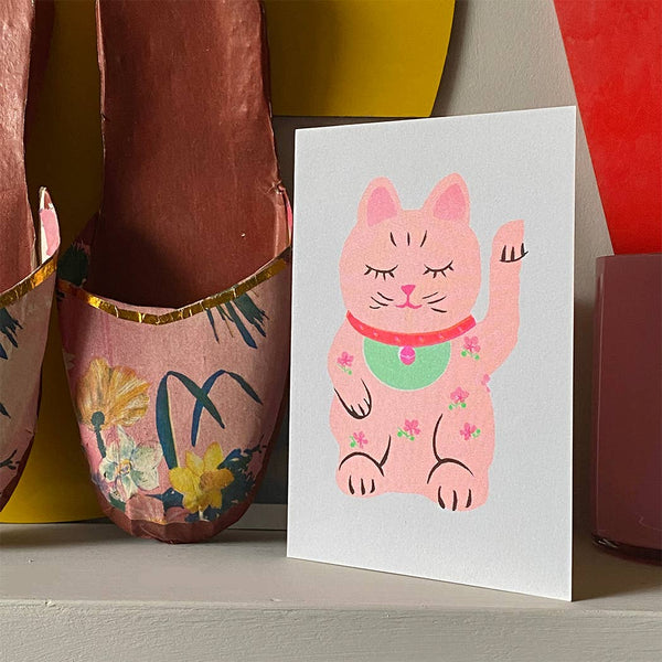 Carta Riso - Gatto fortunato