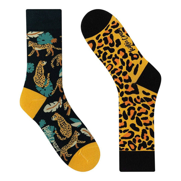 Chaussettes Dépareillées Léopards