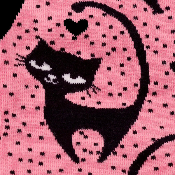 Zwarte kattensokken