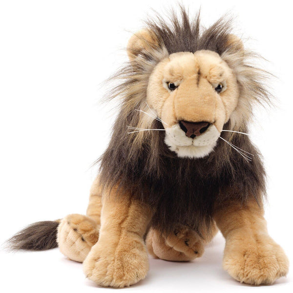 Peluche lion couché Uni Toys