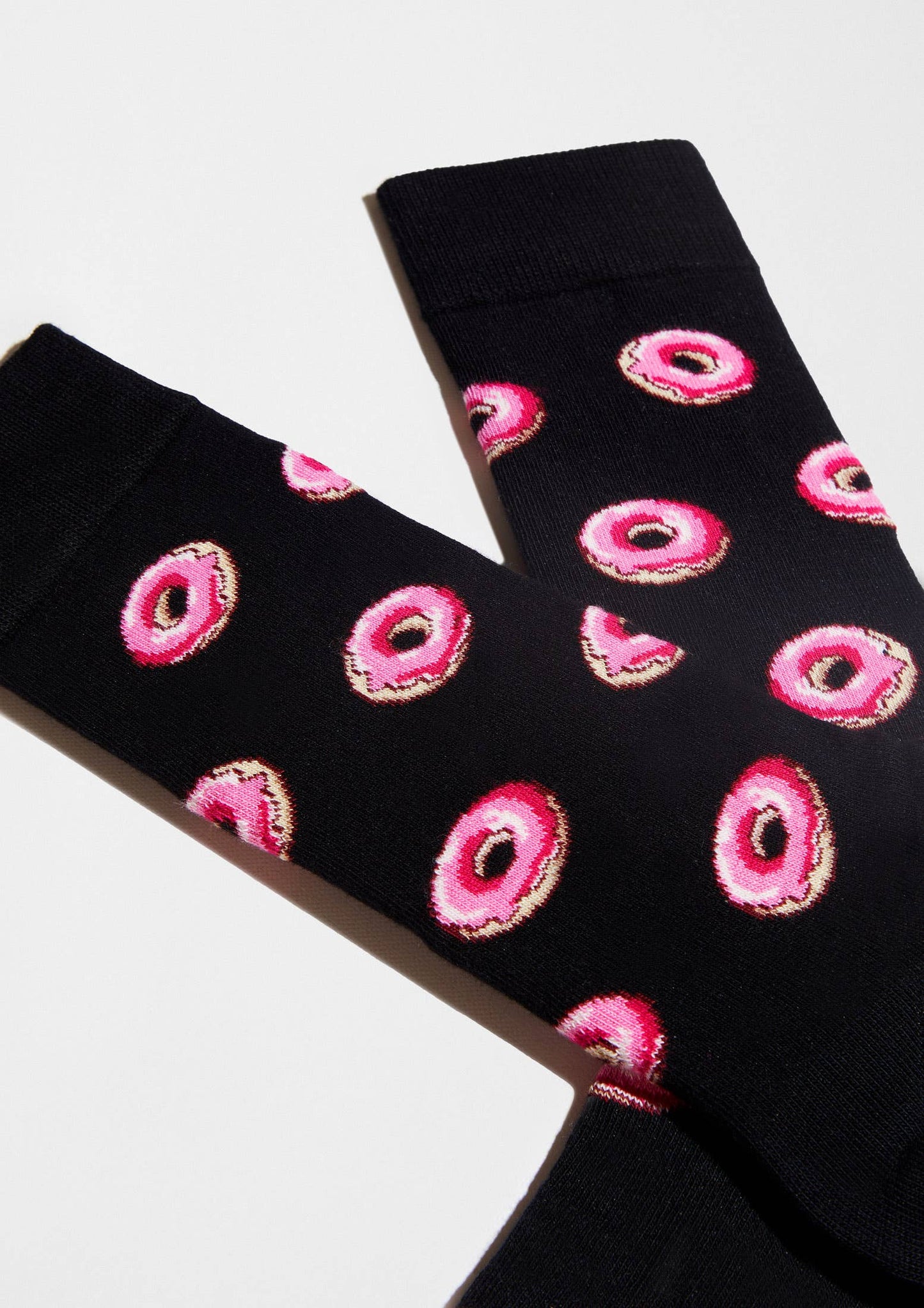 BeDonut Black - Chaussettes en Coton Bio 100%