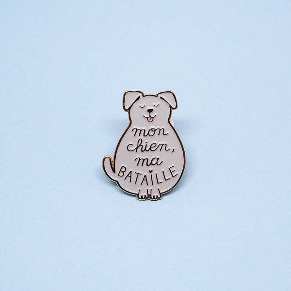Pin "Mi perro, mi batalla"