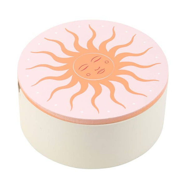 Boîte de rangement à bijoux avec motif Soleil