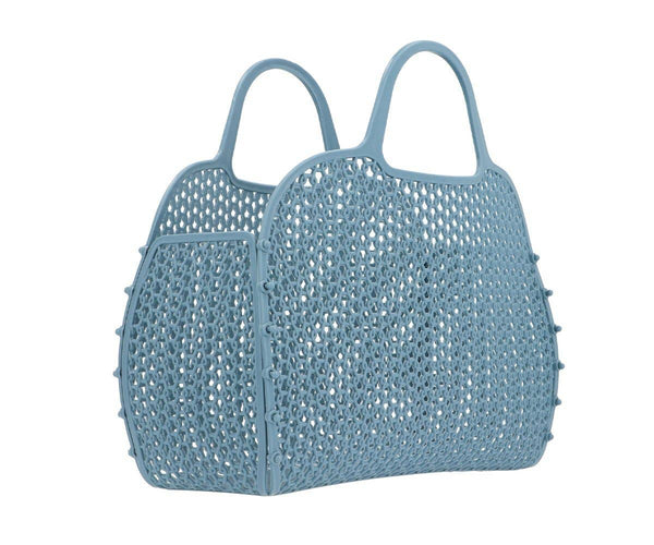 Bolsa azul retro vintage