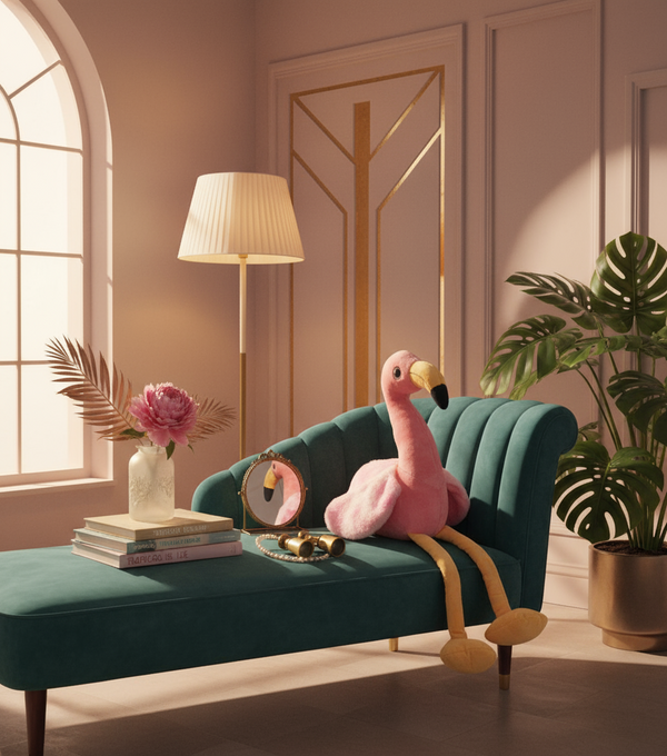 Peluche Anny le Flamant Rose - produit Joy Toy