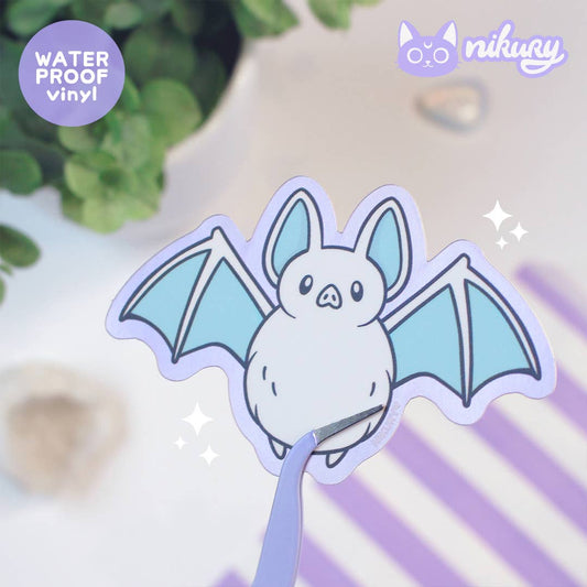Pegatina holográfica de murciélago