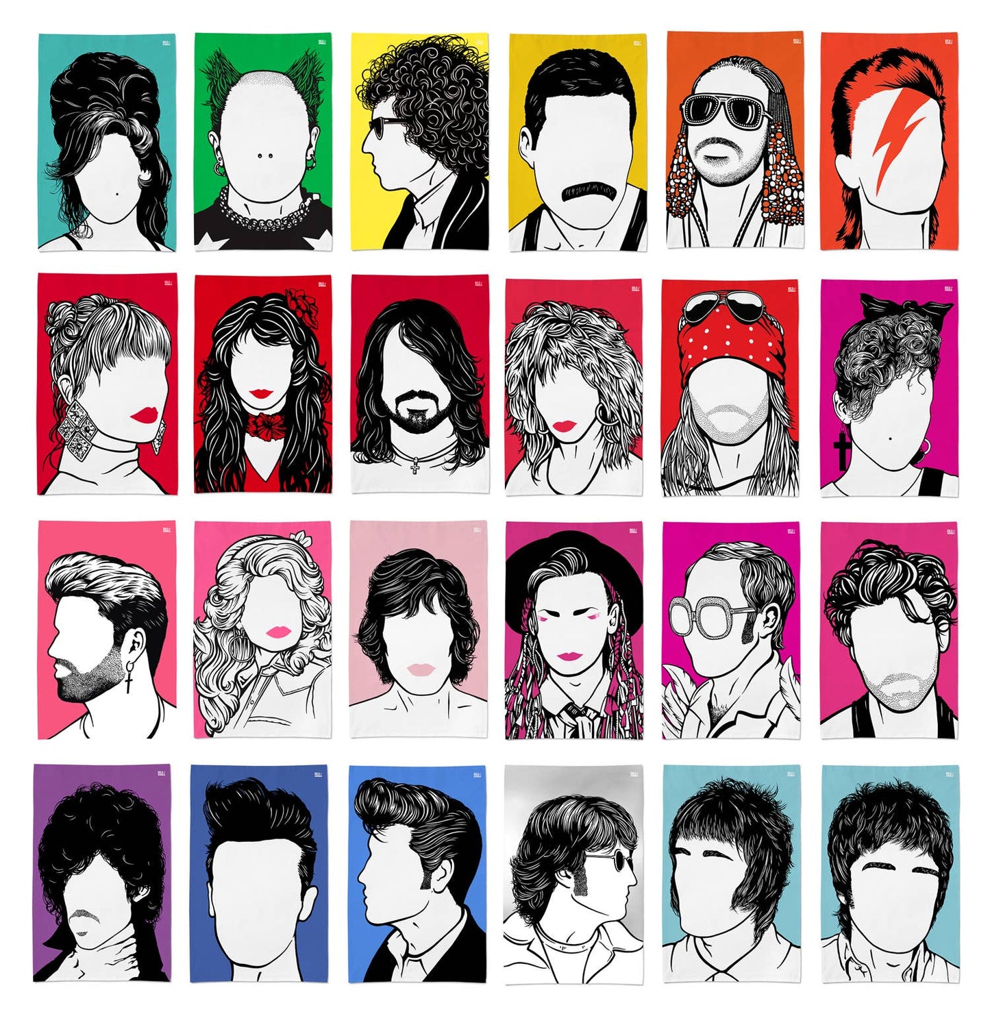 Torchon « David Bowie »