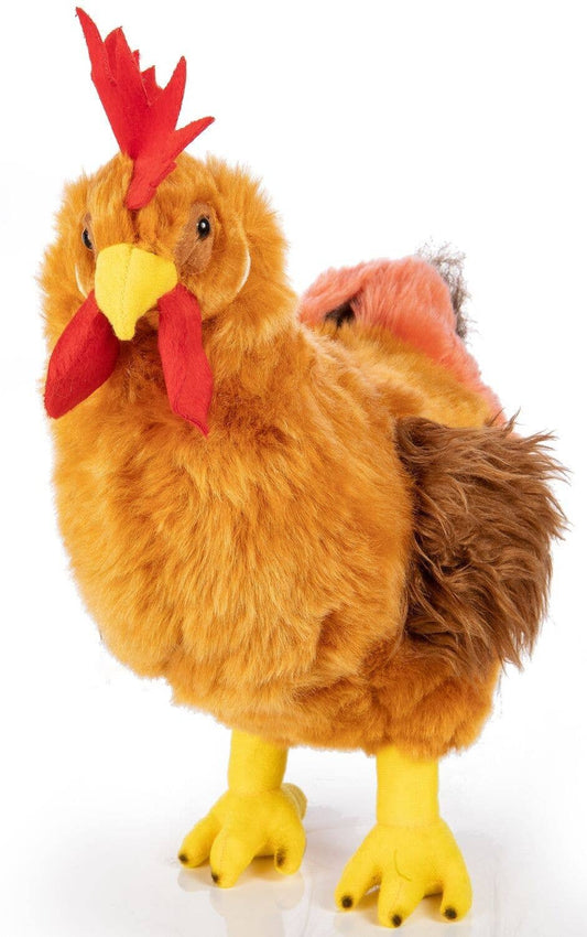 Peluche Coq brun