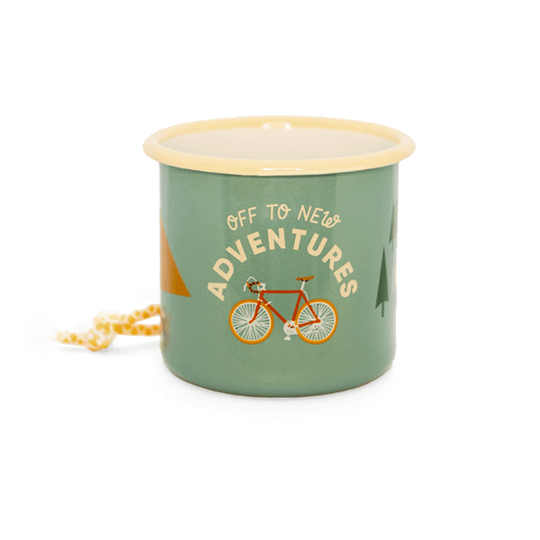 Tazza smaltata "Bike Adventure"
