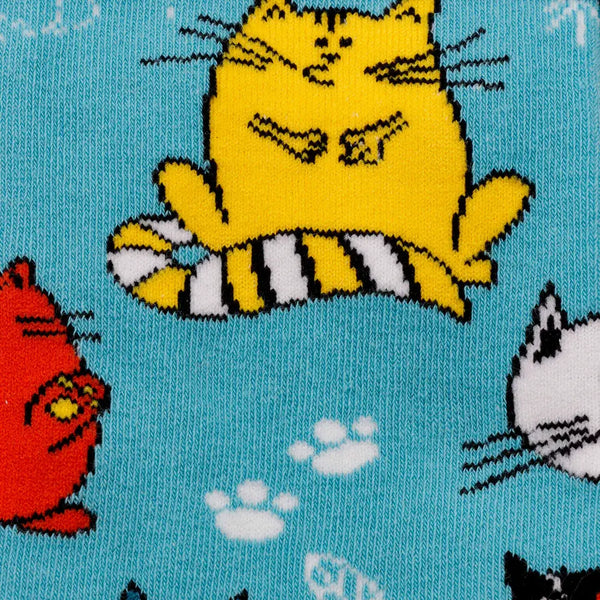 Kattensokken met de tekst "Happy Kitten"