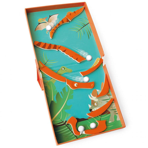 Pista de canicas y rompecabezas magnético - Dinosaurio