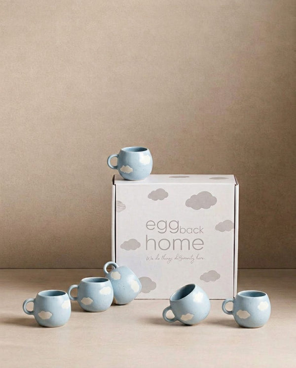 Cloud Mug 90ml 6 Pieces Set Gift Collection